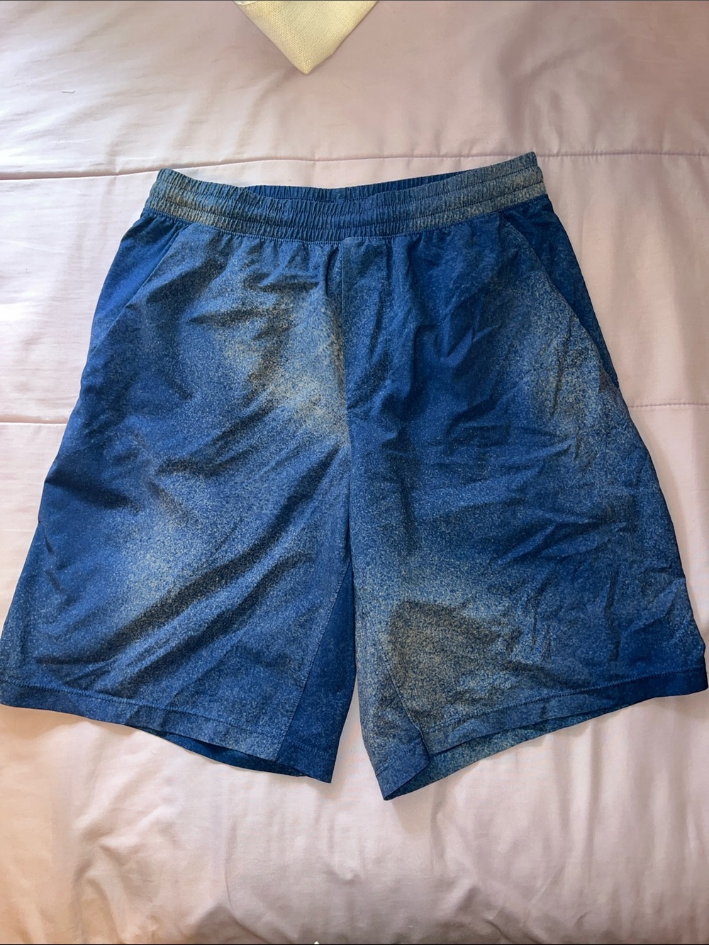 lululemon athletica Men's Navy Blue Athletic Shorts